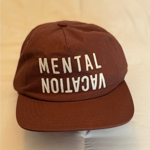 Brown Mental Vacation Cap - Picture 1 of 5
